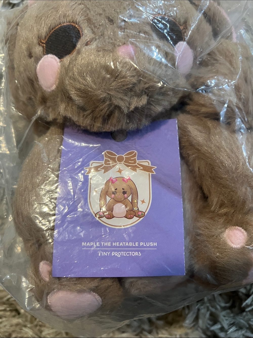 Tiny Protectors Maple The Bunny Heatable Plush - Picture 5 of 6